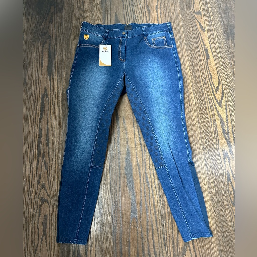 Brand new Noble outfiters Denim riding breeches!